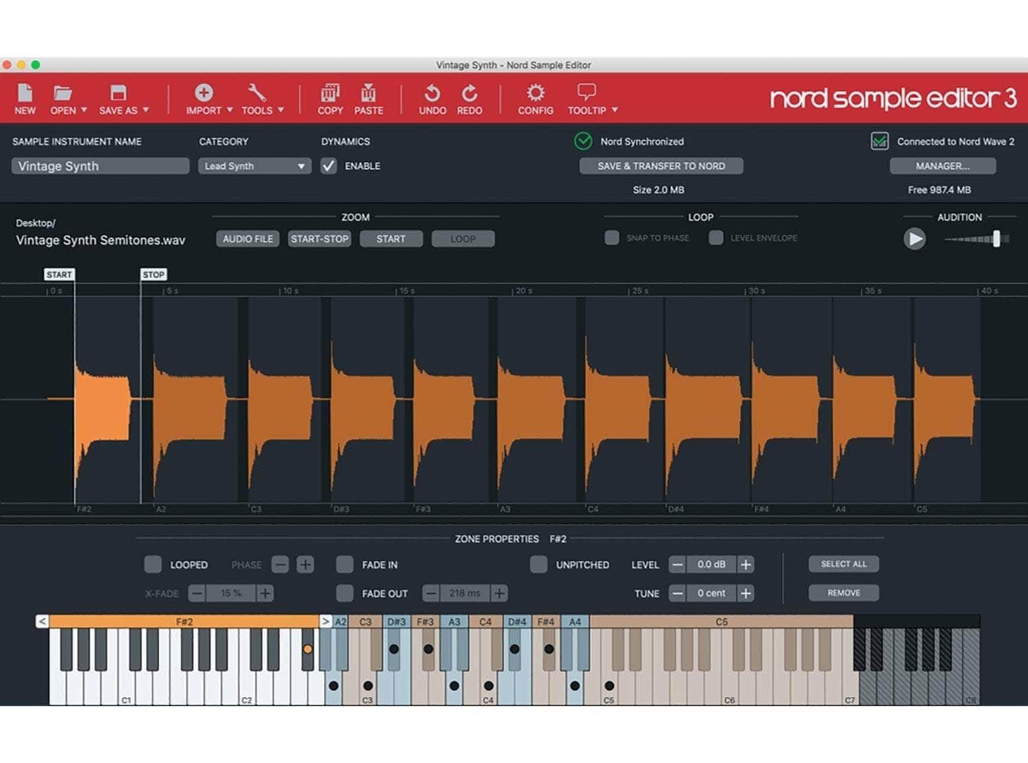 Nord Wave 2 61-Key Performance Synthesizer