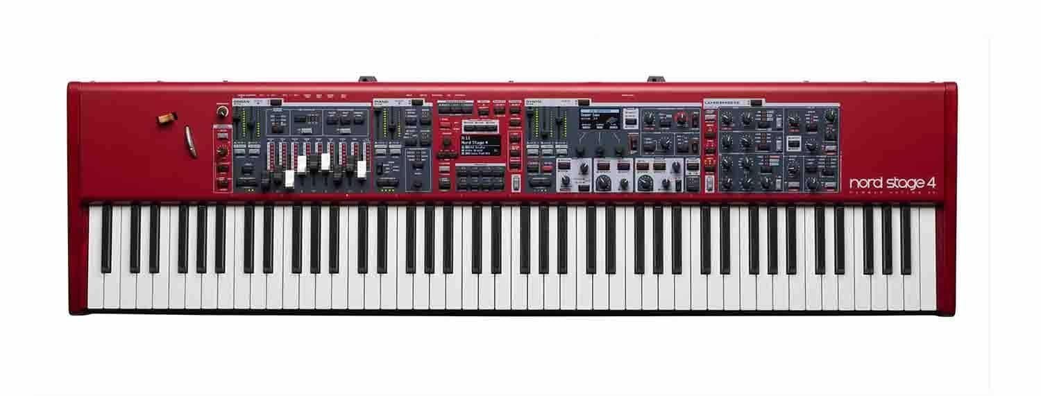 Nord Stage 4 88-key Weighted Piano USB-B 48 GbpsPro Musicians Nord Stage 4 88-key Delivers Expressive PowerNord Stage 4 88-key Triple-Sensor Keybed for StageNord Stage 4 with USB-B 48 Gbps for Fast Sample LoadNord Stage 4 Sample Library 3.0 Ready