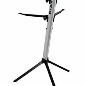 6892534ab7bd7299a8b6e0b4bddebe76dafd884cf76de5cf90223.jpg Stay Music Tower Keyboard Stand Slim Model Two Arms 1100/02 (Silver)