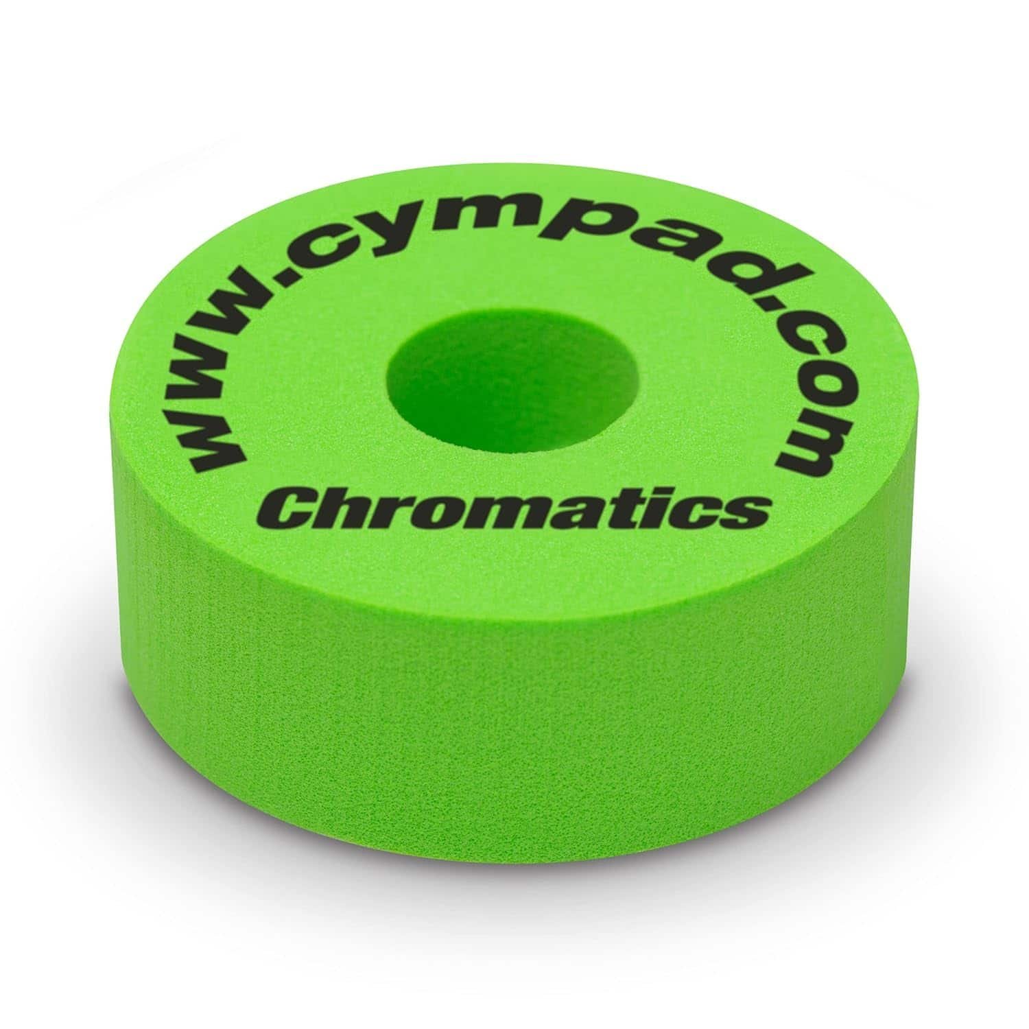 68926ae9e9c1e11e342923edc4fd546a35787930d977c9e25de0f.jpg Cympad CS15/5-G Chromatics Cymbal Set 40/15mm, Green