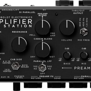 DSM & Humboldt Bass Station Preamp ? 3 Band EQ (Black)
