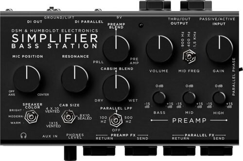 6892f70985803c3cd1f86130fd484daf8bb2792f0589e5279c42a.jpg DSM & Humboldt Bass Station Preamp 3 Band EQ (Black)