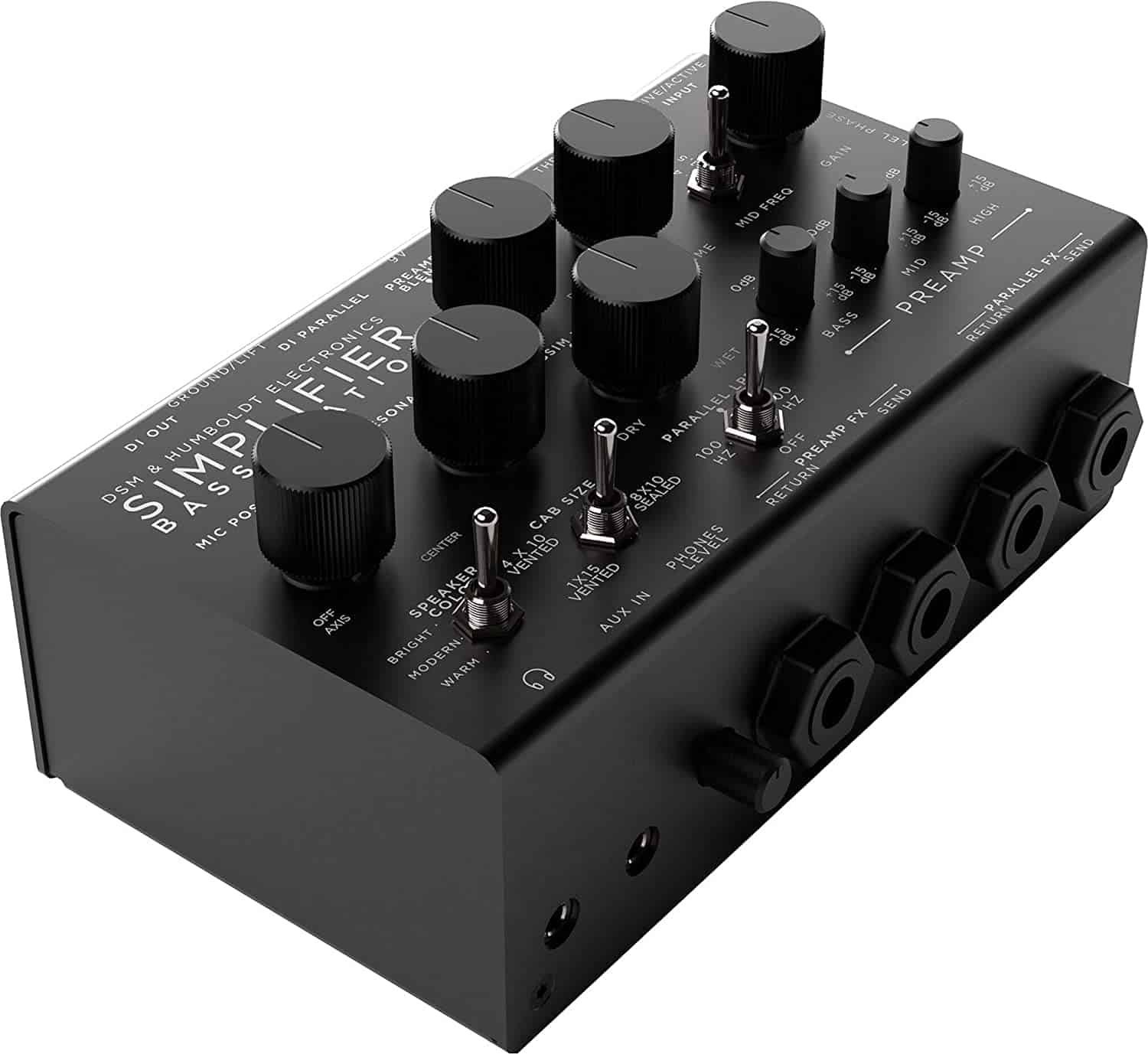 DSM & Humboldt Bass Station Preamp ? 3 Band EQ (Black)