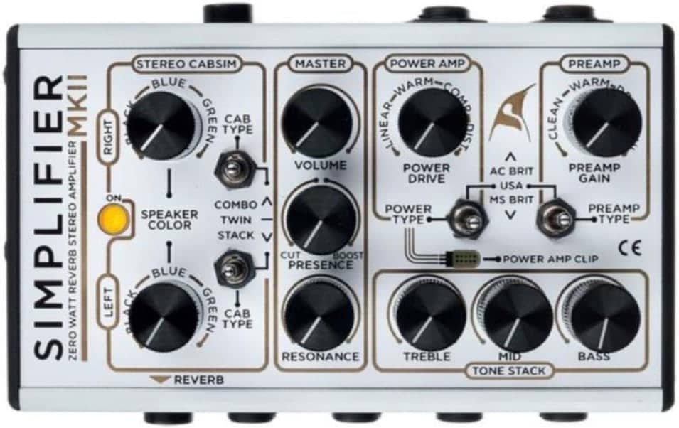 DSM Humboldt Simplifier MK-II Zero-Watt Guitar Preamp Stereo Amplifier