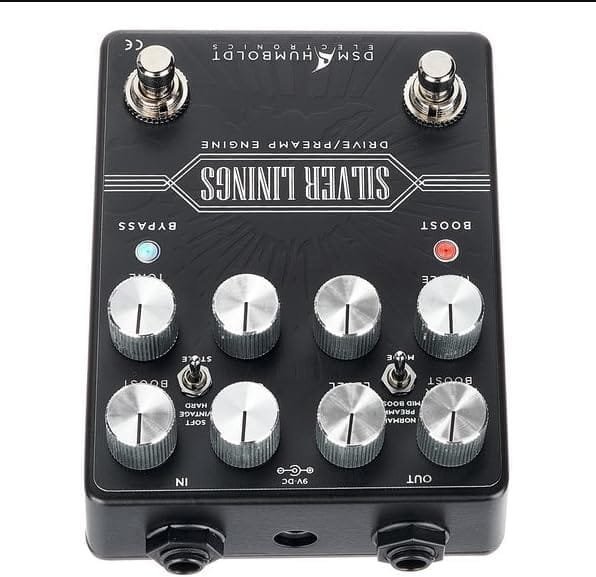 6892f74ba668b8881a34d47720bbd33ffac0275e3c643c7bd6e46-1.jpg DSM Humboldt Silver Linings Drive/Preamp Engine Guitar Pedal