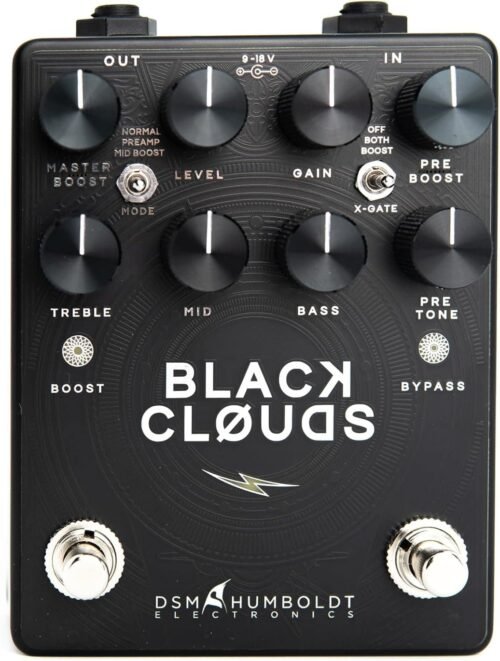 DSM & Humboldt Black Clouds Distortion Drive, Preamp, Booster Pedal