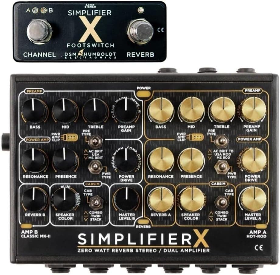 DSM & Humboldt Electronics Simplifier X Zero Watt Stereo Guitar Preamp CabSim-L8
