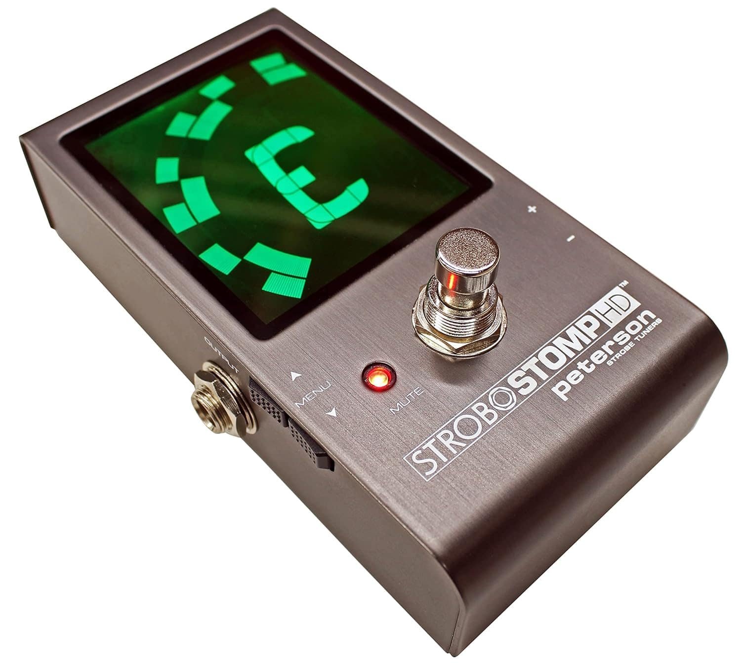 6892f7c41239dfaf48d029cd425e61a059b4bf741a9dfe6660eb5.jpg Peterson Tuners SS-HD StroboStomp Bundle HD Guitar & Bass Pedal w/ 12x Picks & Liquid Audio Polishing Cloth True Strobe 0.1 Cent Accuracy
