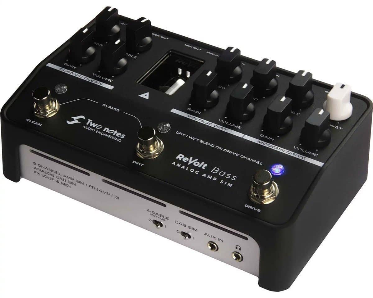 Two Notes ReVolt All-analog Bass Amp Simulator Pedal