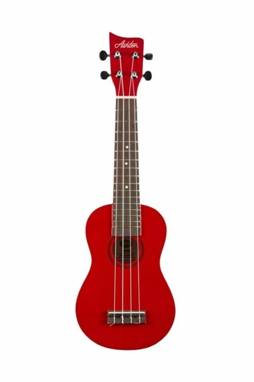 68945e30c65650373ed64e4c702f93a9706ed90d9978a02c9c82e.jpg Ashton UKE110RD Red Soprano Ukulele With Bag