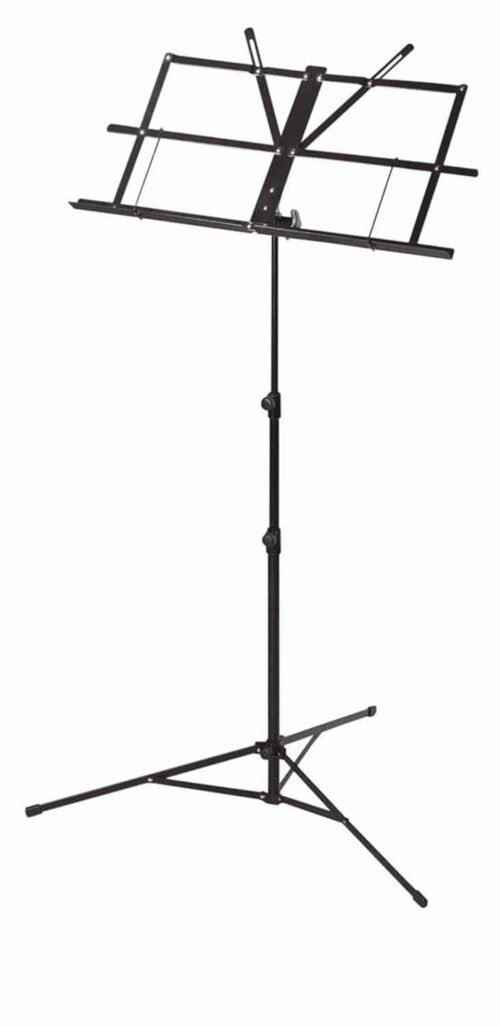 ARMOUR MS3127BK MUSIC STAND W/BAG BLACK SOLD BY PARADISE MUSICALS