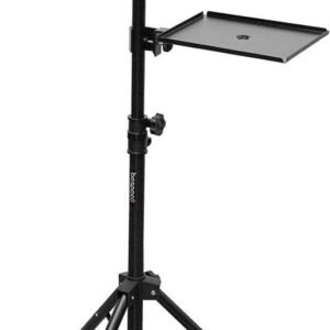 689461f225292fbad49d8dec34198823d75972d4ff4dedb13bfd4.jpg Bespeco Lps100 Laptop And Projector Stand, Black Floor Stand