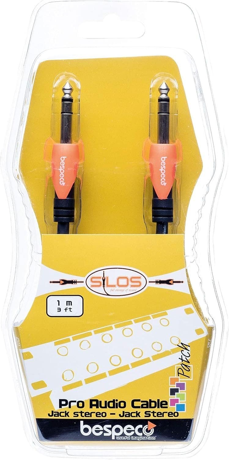 6894648ca95bd08cb4e1e1831b1a2b8f509588b4377d8f339d72b.jpg Bespeco SLSS300 Instrument Cable Jack Trs/Jack Trs, 3 m