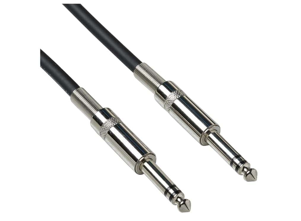 6894658fa1b9084688ab58bced4012d29db7047b5ef842de0044a.jpg Bespeco BS300S Professional Microphone Cable, 3 Metres, Stereo Jack