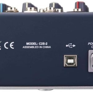Studiomaster C2S-2 Compact 2-Channel USB Mixer