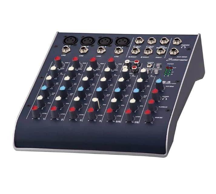 Studiomaster C2S-4 USB Audio Mixer, 2 Channel, Compact