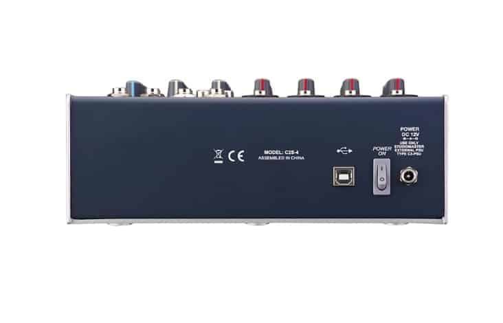 Studiomaster C2S-4 USB Audio Mixer, 2 Channel, Compact