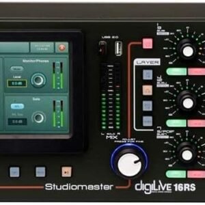 Studiomaster Digilive 16RS 16 Input Digital Rack Mixer