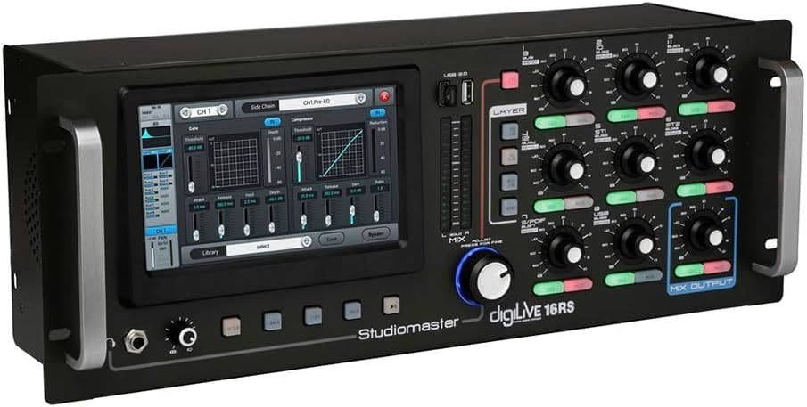 Studiomaster Digilive 16RS 16 Input Digital Rack Mixer