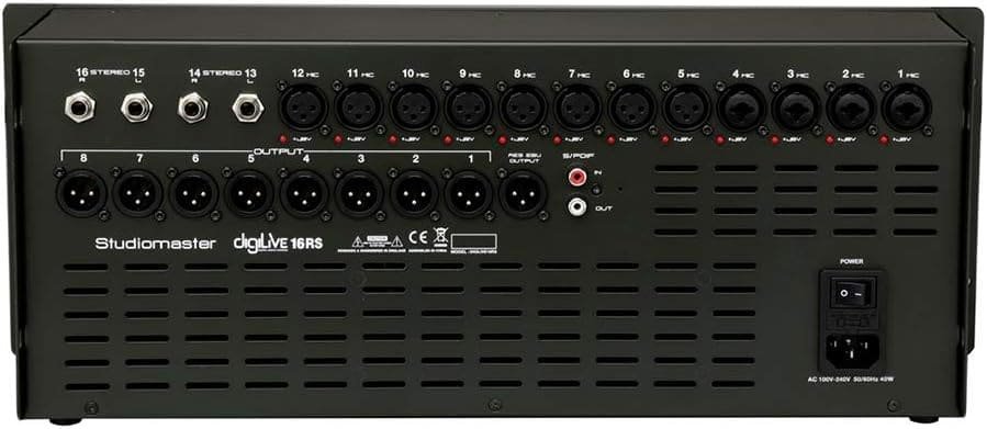 Studiomaster Digilive 16RS 16 Input Digital Rack Mixer