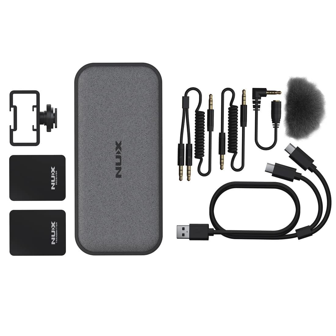 689468f25b334eaef3a3a97f5bc1b68abb49cb0db02d9297948ea.jpg NUX B-10 Vlog Camera Wireless Microphone System for Vlog Shooting, Live broadcasts