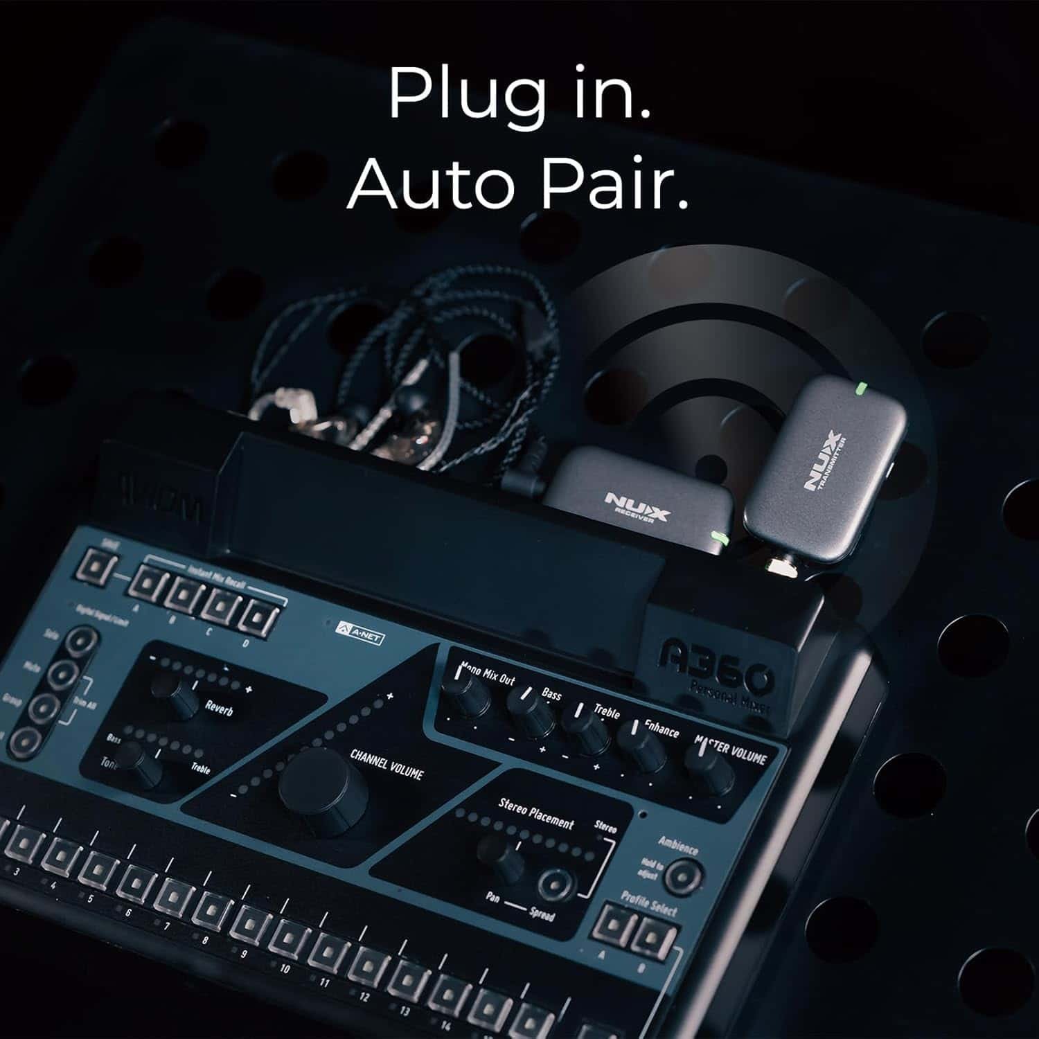 NUX B-7PSM 5.8GHz Wireless In-Ear Monitoring System