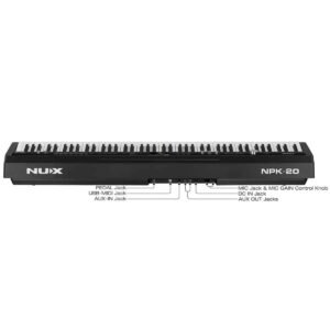 NUX NPK-20 88-Key Portable Digital Piano ? 271 Sounds (Black) NUX NPK-20 88-Key Portable Digital Piano ? 271 Sounds (Black)