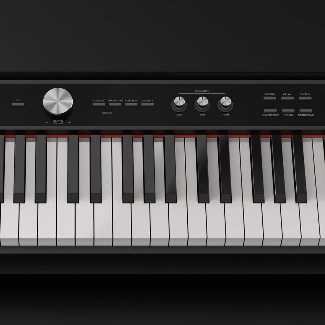 68946990c625df6e70d6d597d4dac63f5de6442e2fa4ac1f9e890-2.jpg NUX NPK-20 88-Key Portable Digital Piano ? 271 Sounds (Black)