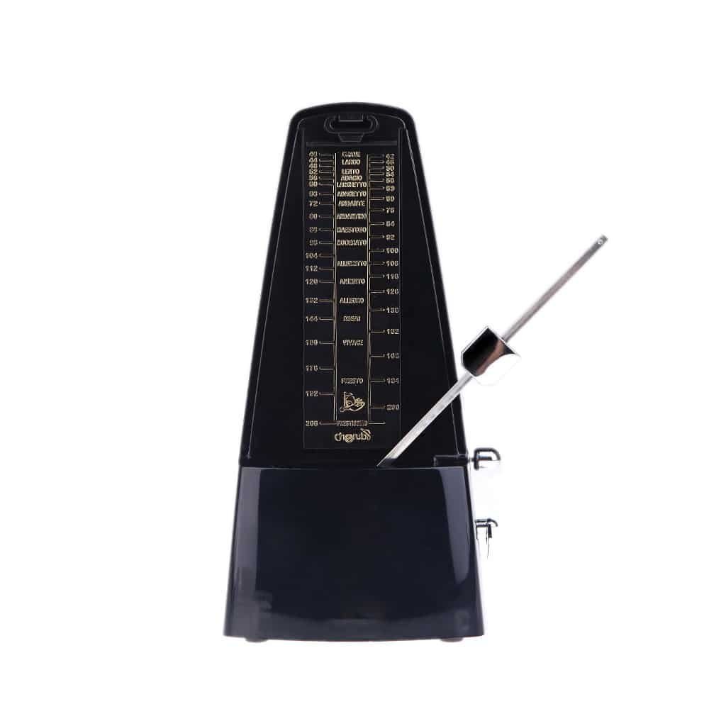 Cherub WSM-330 Mechanical Metronome, 40-208 bpm Tempo, Black