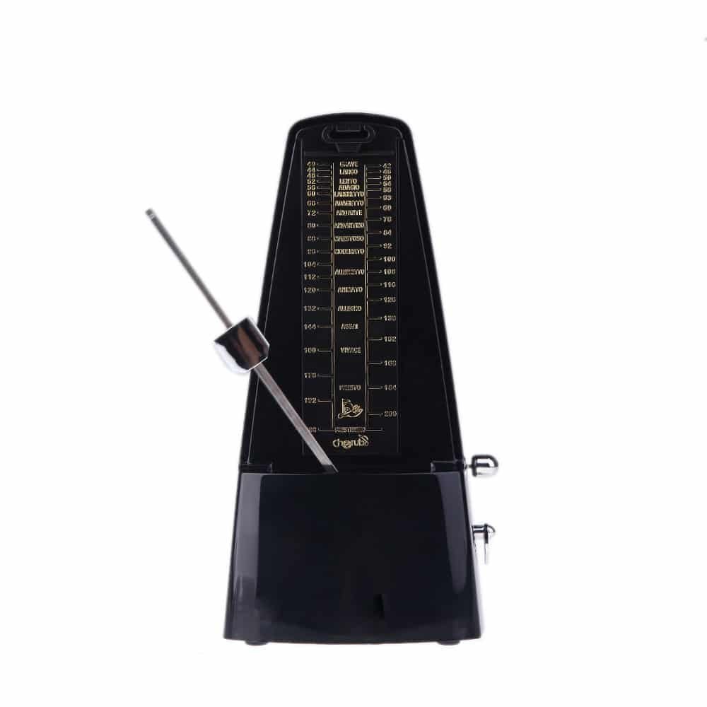 Cherub WSM-330 Mechanical Metronome, 40-208 bpm Tempo, Black