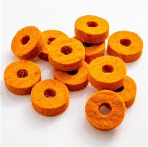 Dixon PAWS-9B1/4-HP Cymbal Felt Orange Colour 4pc/pack Dixon PAWS-9B1/4-HP Cymbal Felt Orange Colour 4pc/pack