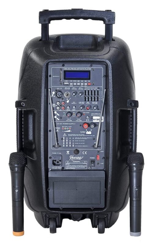 Havana 12PB02A Portable PA System - Black