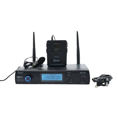 Havana JRU-562 UHF Dual Channel Wireless Receiver & HT-51C Handheld Wireless Microphone System