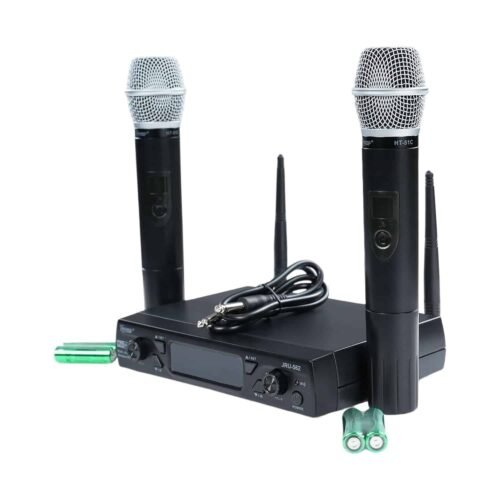 Havana JRU-562 UHF Dual Channel Wireless Receiver & HT-51C Handheld Wireless Microphone System