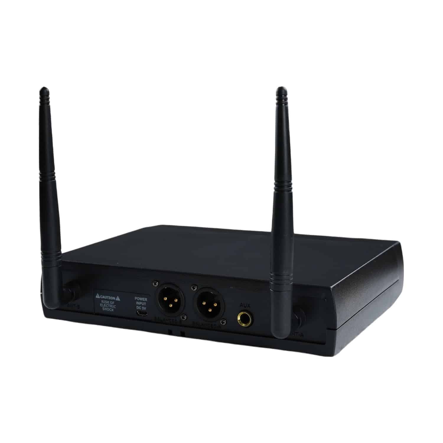 Havana JRU-562 UHF Dual Channel Wireless Receiver & HT-51C Handheld Wireless Microphone System