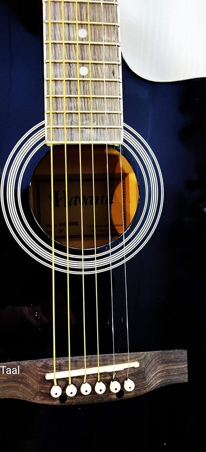 Havana Acoustic Guitar (Aag39, Black)