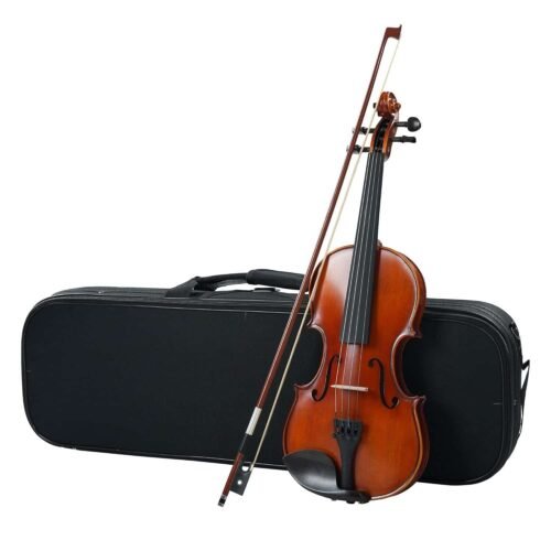 68947cc7b9328eb2202c19becd672a1d06adcc980564742100186.jpg Havana MV1415AT Full Size 4/4 Violin with Case, Ebony pegs