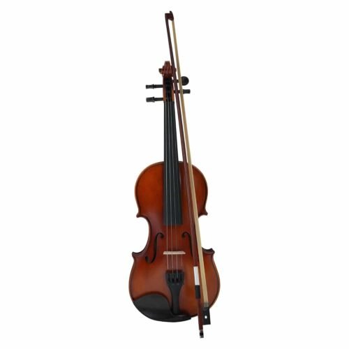 Havana MV1415AT Full Size 4/4 Violin with Case, Ebony pegs