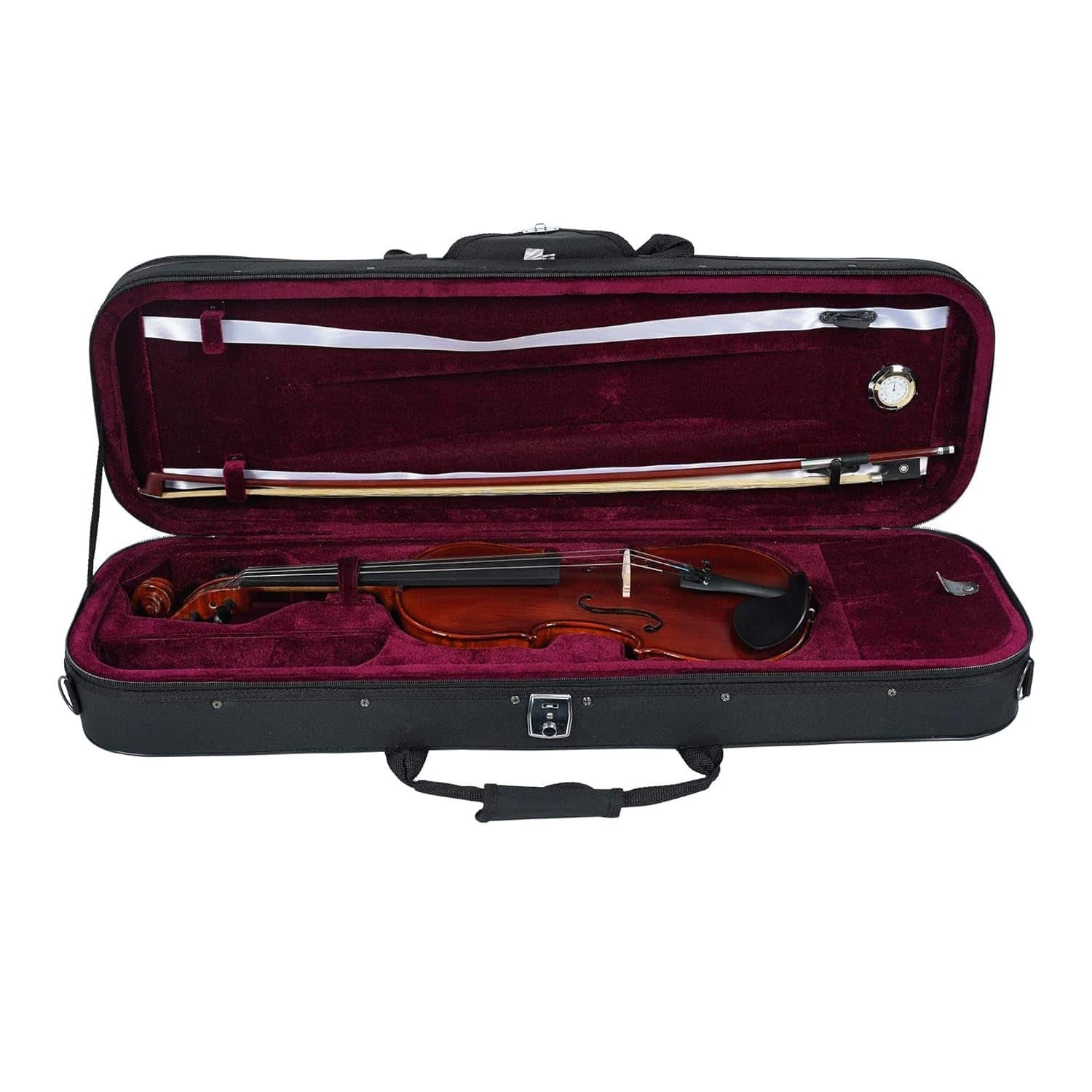 Havana MV1416OP Full Size 4/4 Violin with Case, Ebony Fingerboard & Pegs