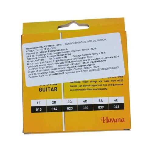Havana AGS1048 Acoustic Guitar String