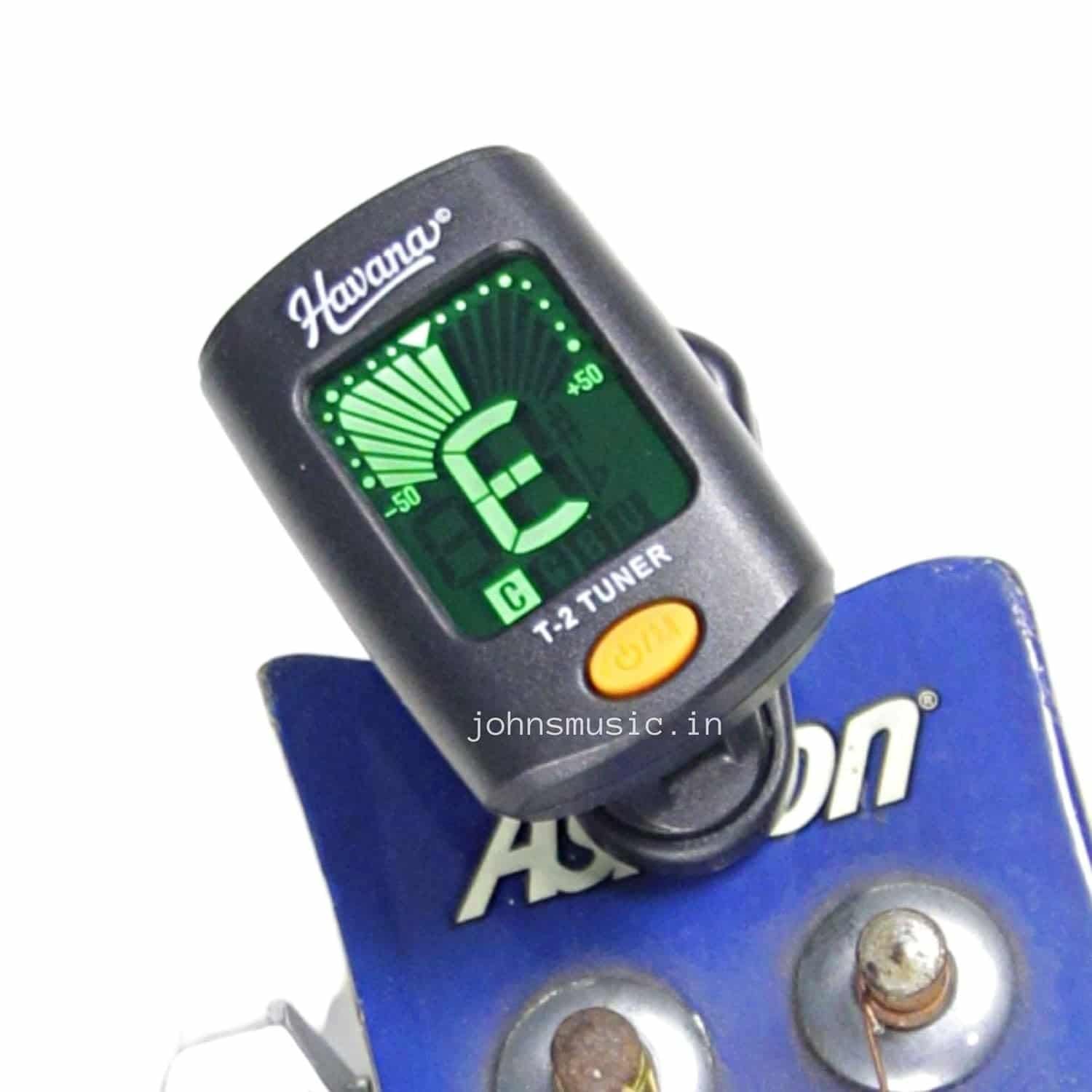 68947e7c9c0006c818145c90ff439a5787bbcb0825371d875f762.jpg Havana T-2 Clip Guitar Tuner- Black