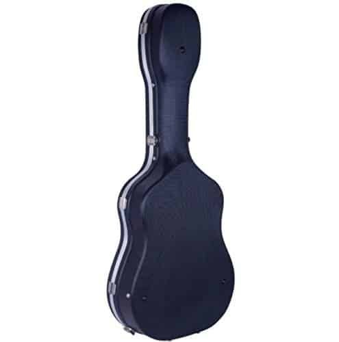 Crossrock CRA802DBK Abs Molded Dreadnought Acoustic Guitar Hard Case - Black