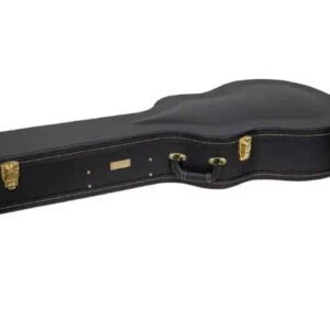 Crossrock CRW-620 DBK Dreadnought Wooden Guitar Case, Black
