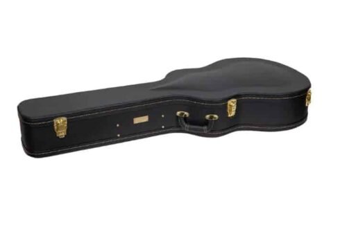 Crossrock CRW-620 DBK Dreadnought Wooden Guitar Case, Black