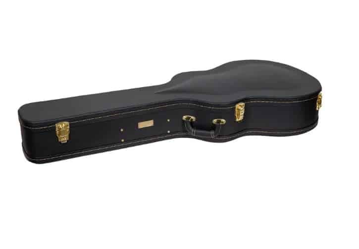 Crossrock CRW-620 DBK Dreadnought Wooden Guitar Case, Black