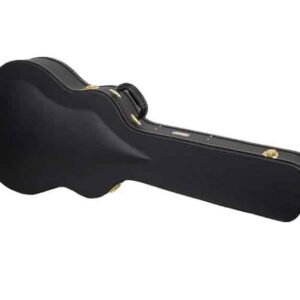 Crossrock CRW-620 DBK Dreadnought Wooden Guitar Case, Black