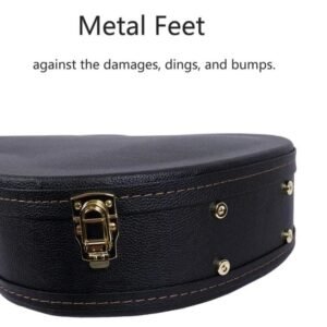 Crossrock CRW-620 DBK Dreadnought Wooden Guitar Case, Black