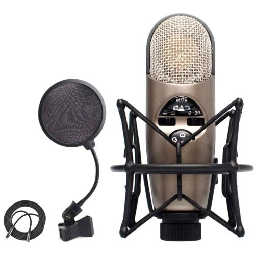 CAD Audio M179 Variable-Pattern Condenser Microphone with Shockmount + On Stage 4-Inch Pop Filter + XLR Mic Cable CAD Audio M179 Variable-Pattern Condenser Microphone with Shockmount + On Stage 4-Inch Pop Filter + XLR Mic Cable