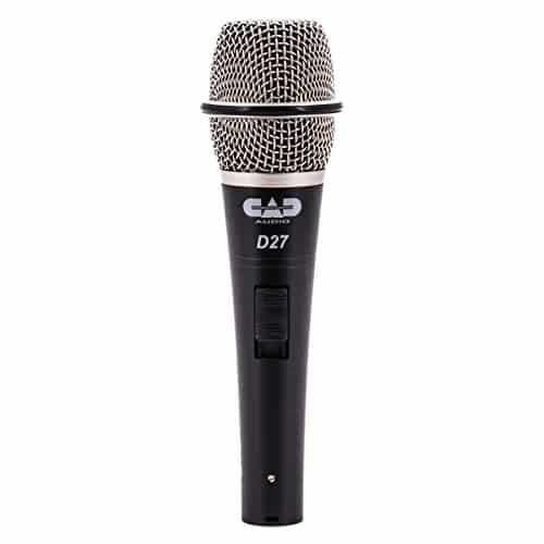 68947ff9d982c2691278f88012016a120686857a58b13928b7dff.jpg Cad Audio D27 SuperCardioid Dynamic Microphone with On/Off Switch (D27)