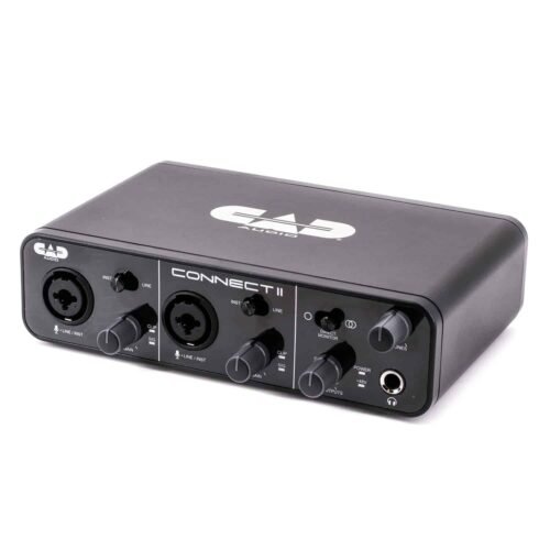 CAD Audio CX2 Connect II 2x2 USB Interface 24 Bit/96KHz (CX2), Black (AMS-CX2)